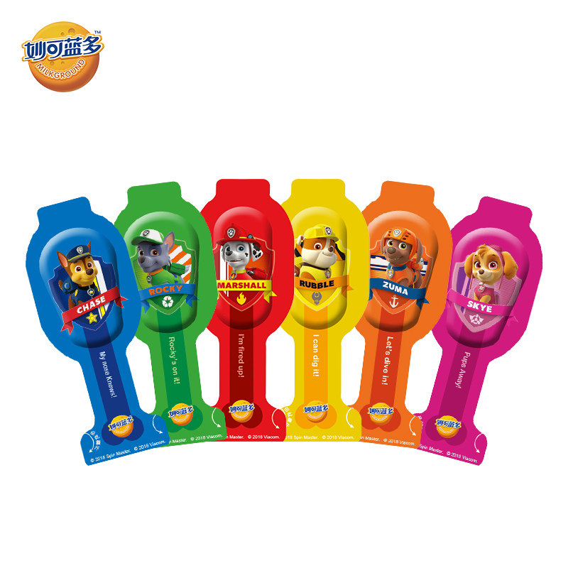 妙可蓝多汪汪队立大功棒棒奶酪儿童零食高钙奶混合水果味500gx2袋