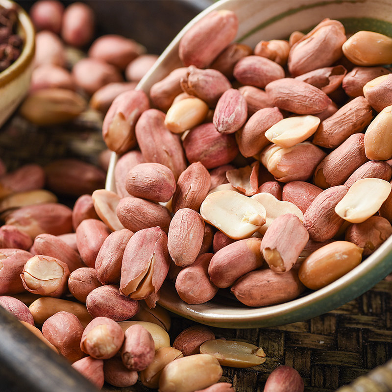 花生米五香5斤烤蒜奶油味多炒货下酒酒菜小包花生