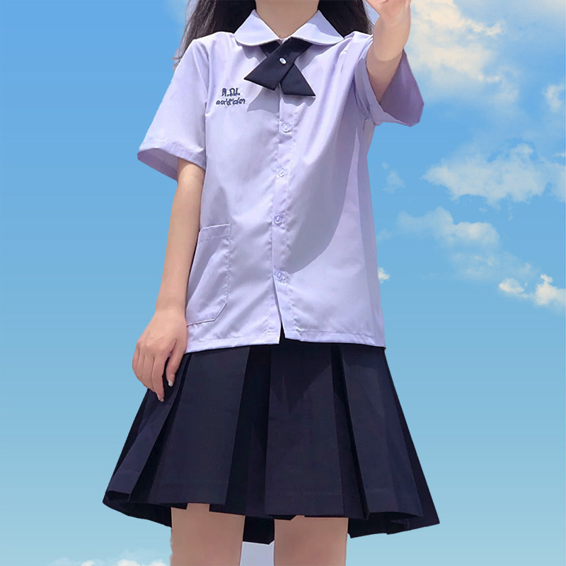 泰国校服娜诺禁忌女孩jk制服套装全套女夏学生校服
