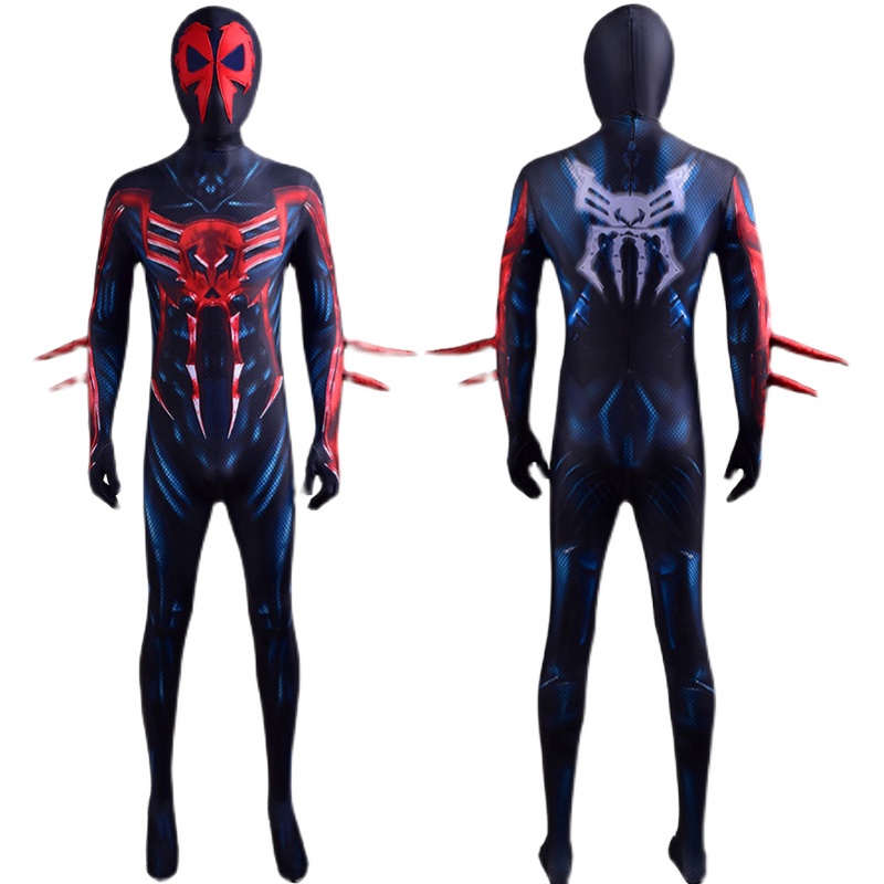 漫威科幻赛博朋克2099蜘蛛侠紧身衣cos大人连体衣cosplay男装