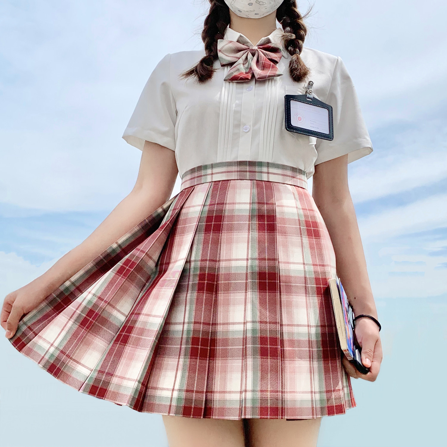 砂糖西瓜大码草莓果酱原创jk格裙百褶裙校供格学生校服