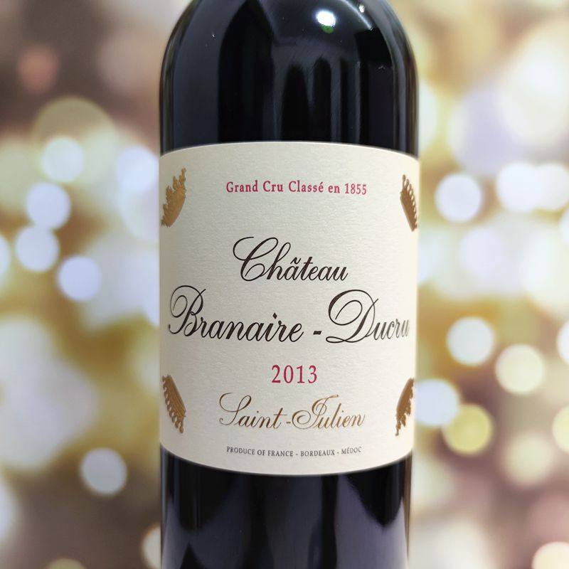 法国红酒周伯通伯通班尼杜克酒庄红葡萄酒branaireducru2013干红静态