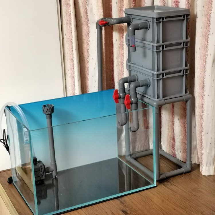 鱼缸面吸底吸头旋转去除油膜花篮浮子撇渣溢流过滤设备