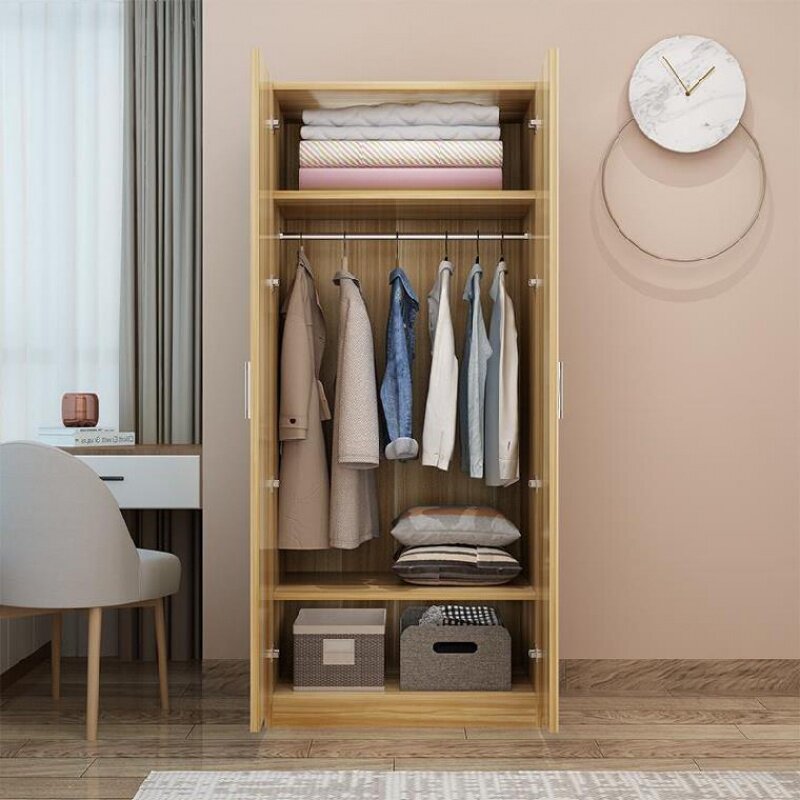 双门衣柜米高被子推拉门储物柜移门定做3门现代简约衣柜