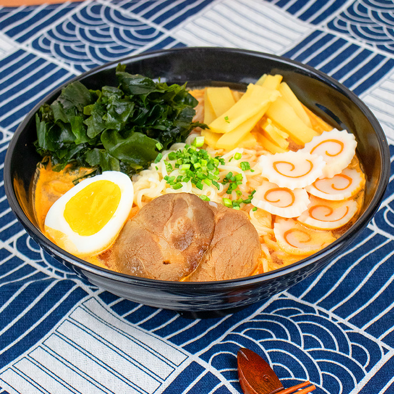 拉面份豚面生材热面食骨拉1人凡屋日式包日式面条