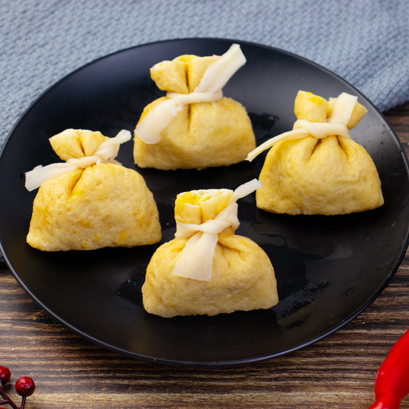 鱼籽福袋关东永圆豆捞火锅丸子煮食便利店福包鱼丸