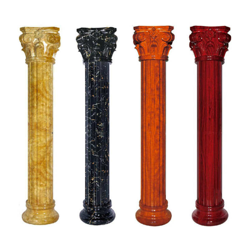 石塑罗马柱仿大理石圆柱欧式方柱垭口门套框餐厅人造大理石