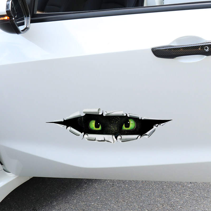 划痕汽车遮挡防水防晒个性搞笑车贴无痕装饰汽车装饰贴