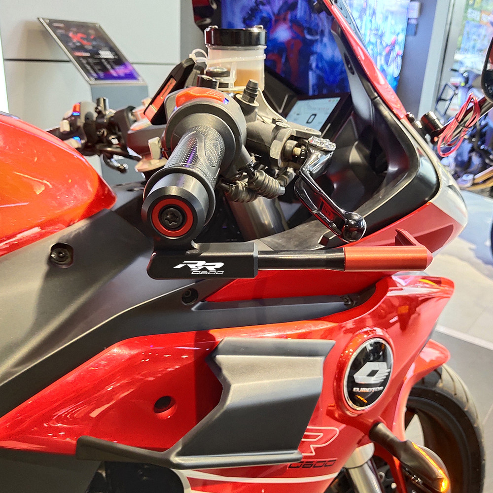 适用于钱江srk600改装牛角护手防摔手把保护摩托车保险杠