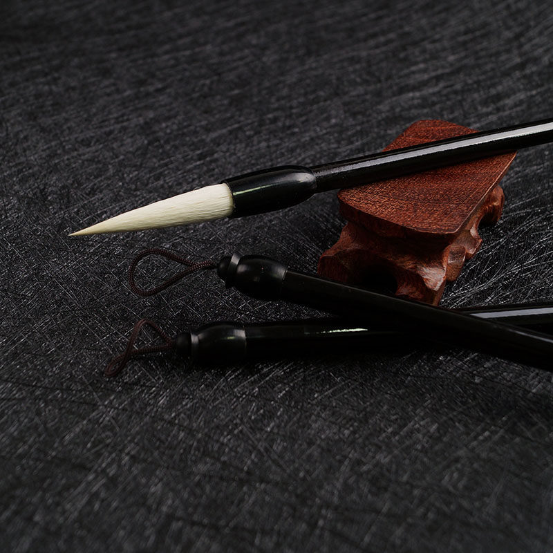 幽兰纯羊草书行书长峰套装羊毫羊毛笔庄毛笔毛笔