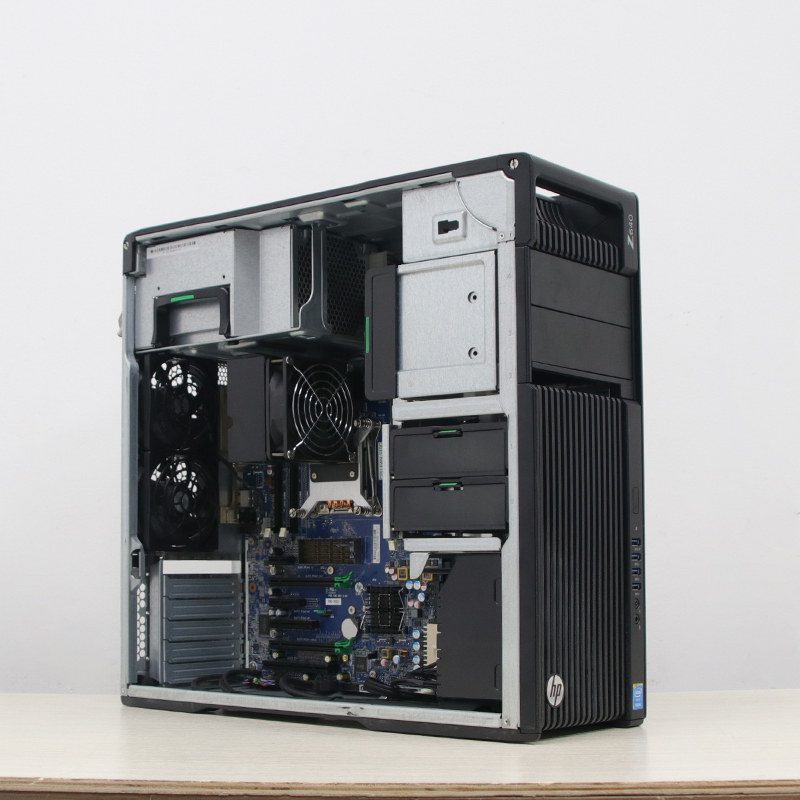 惠普z640图形工作站双路大型设计渲染建模4k剪辑运算台式电脑主机