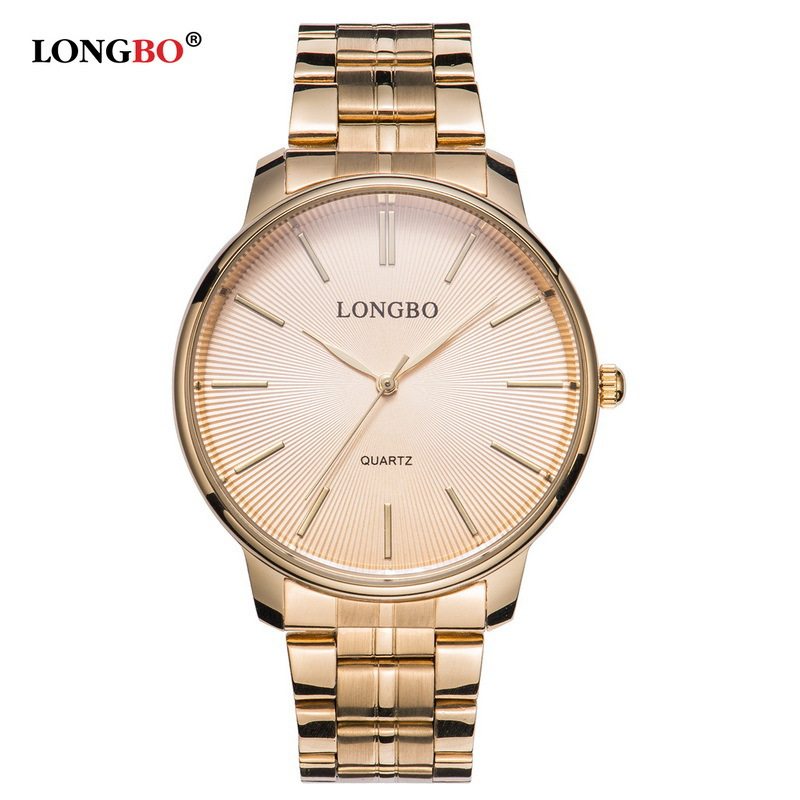 longbo龙波80248正品精钢女款手表防水石英简约国产腕表