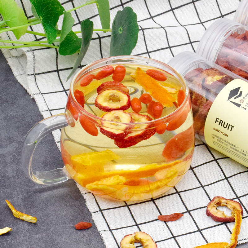 杏林草堂山楂陈皮枸杞茶山楂泡茶水喝陈皮茶花茶组合茶叶3罐400g