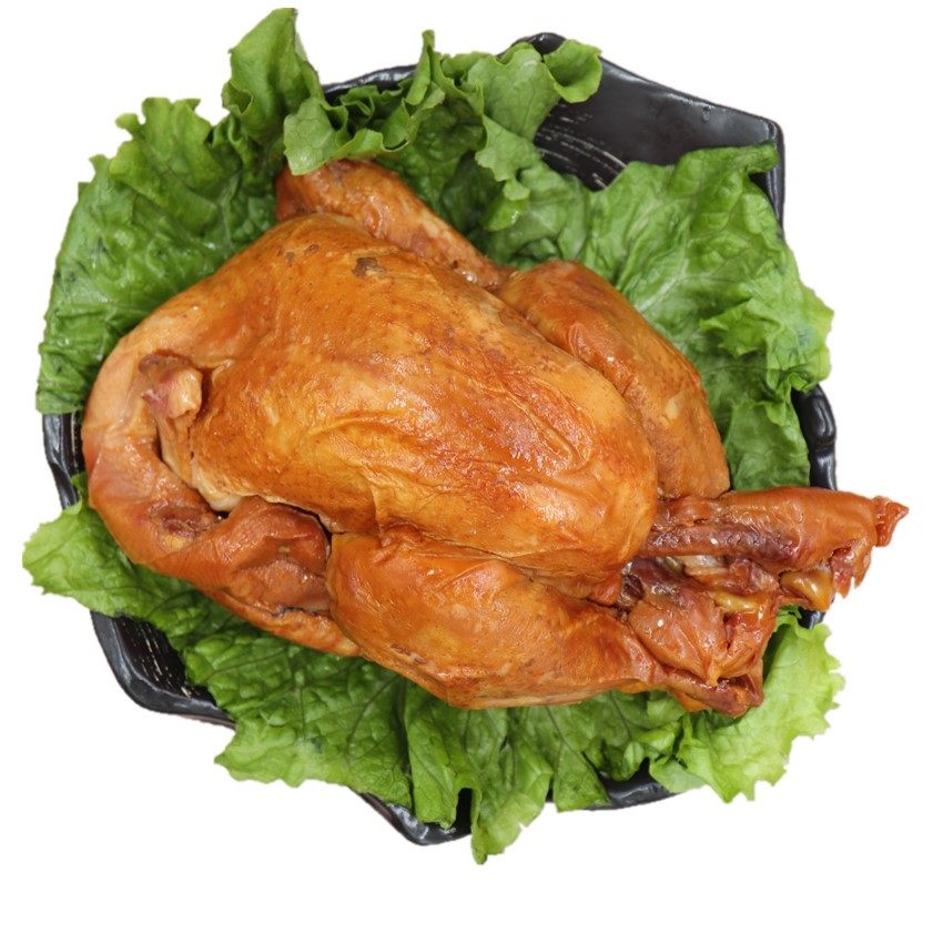 东北烧鸡哈尔滨熏鸡750g特产卤酱全鸡优质三黄鸡肉零食