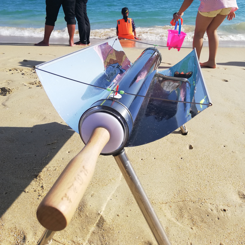 太阳能烧烤炉网红神器户外便携无烟真空烤箱户外烧烤架野外太阳灶