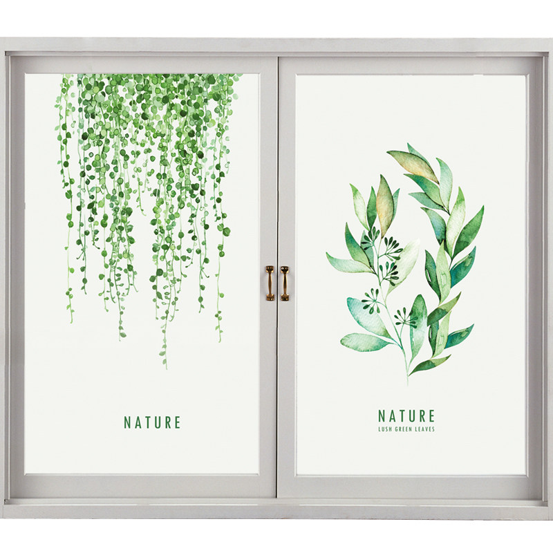 落地窗贴纸窗户玻璃贴纸家用窗花纸装饰贴玻璃纸透光不透明贴膜