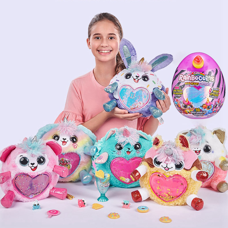 zuru冰淇淋魔法彩虹独角兽盲盒惊喜唱歌学舌女孩潮玩盲盒