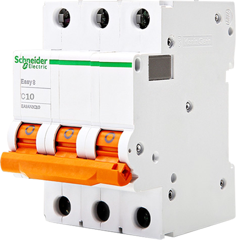 施耐德空气开关1p断路器4p家用3p空开2p漏电保护器