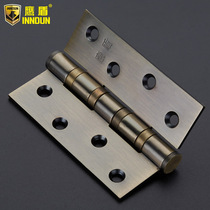 Eagle Shield 4 Inch Stainless Steel Flat Open Hinge Slotted Silent bearing hinge loose-leaf Room door fold-out wooden door hinge
