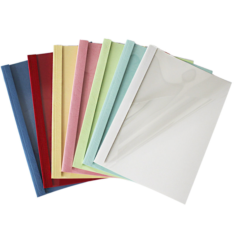 汇图合文粉红热熔封套装订机胶装透明a4标书合同文本装订耗材