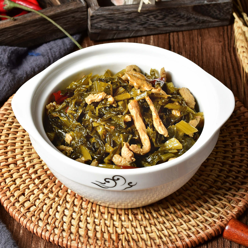 粮农雪菜肉丝料理180g10外卖快餐速食菜盖浇饭速食菜