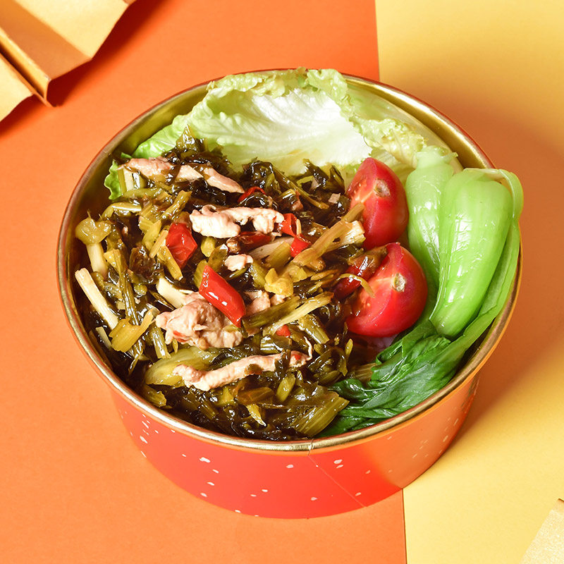 粮农雪菜肉丝料理180g10外卖快餐速食菜盖浇饭速食菜