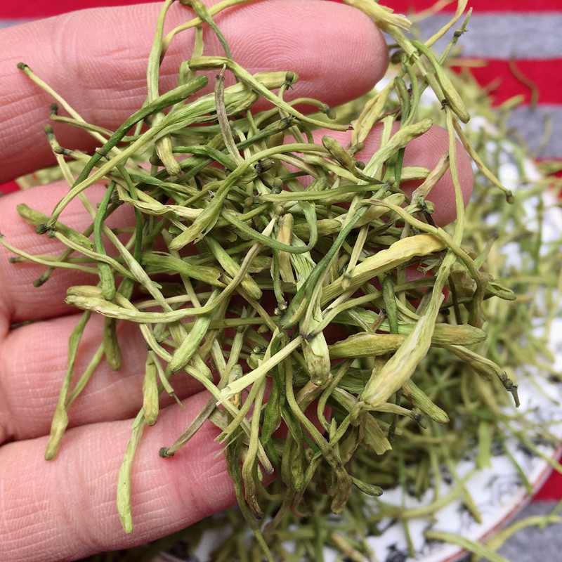 山银花中药材 优质山金银花 无硫山银花 二花 山银花茶500克包邮