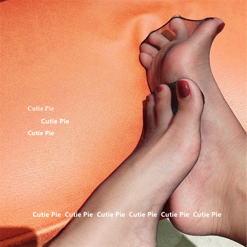 脚尖浅黑0d超薄丝袜女薄款mf透明隐形无痕长筒袜