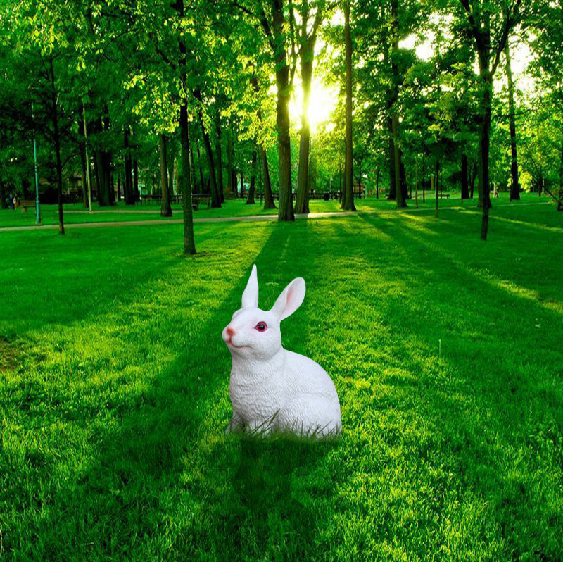 庭院装饰户外花园草地园林景观雕塑树脂动物工艺品摆件