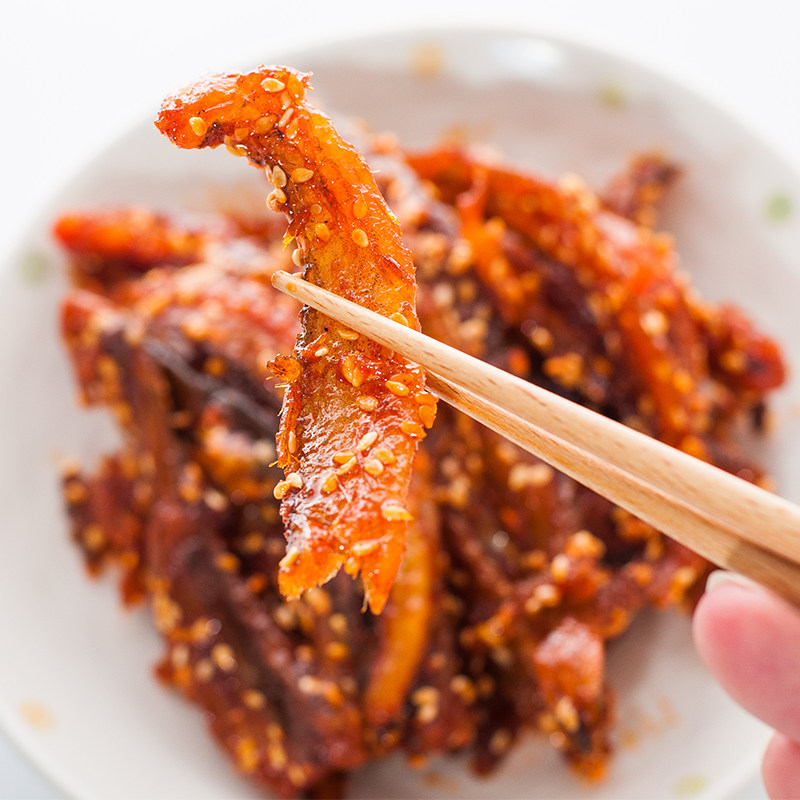 香辣蜜汁龙头鱼鱼干即海味零食整箱特产干货即食鱼零食