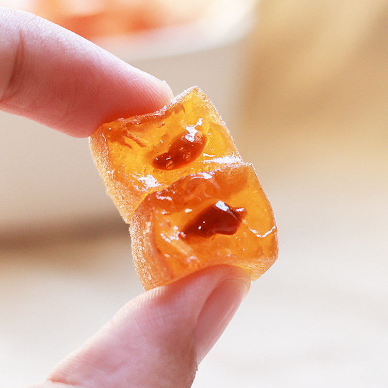 软糖夏日清凉爆浆冰糖雪梨秋梨薄荷夹心果汁软糖