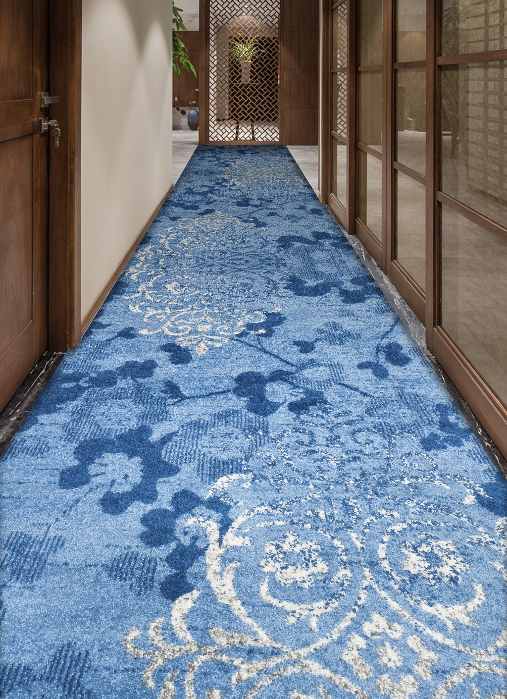 走廊玄关裁剪脚垫过道ktv酒店宾馆欧式现代简约地毯地毯