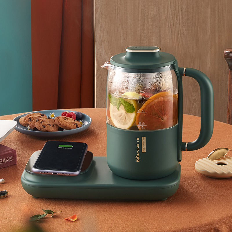bear小熊yshd08e1无线充电煮茶家用多功能办公室小型养生壶