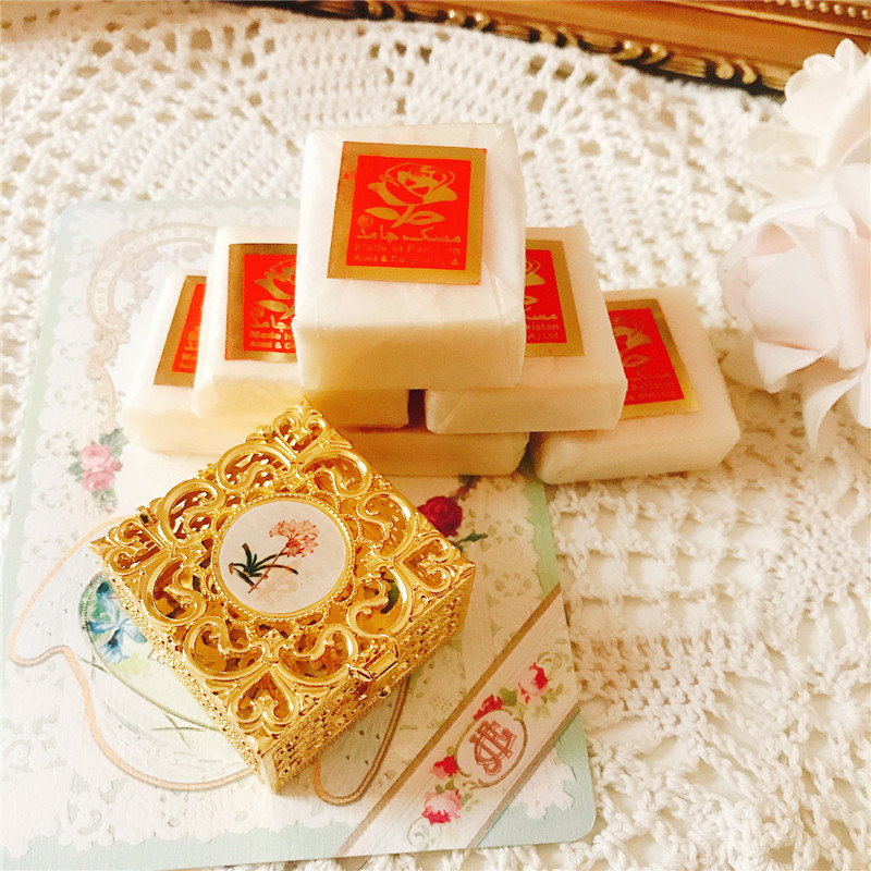 美优族复古金属香膏盒巴基斯坦纯植植物香膏只需一块摆件