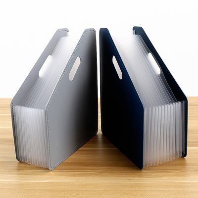 得力风琴包13格a4收纳夹可拉伸站立式多功能试卷夹