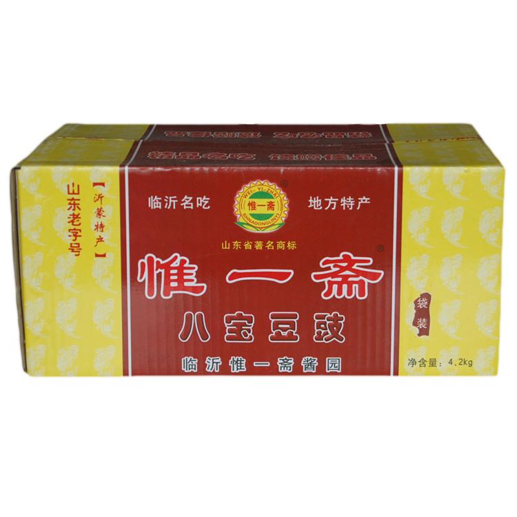 山东临沂沂蒙特产惟一八宝豆豉酱菜420g10袋其它调味品