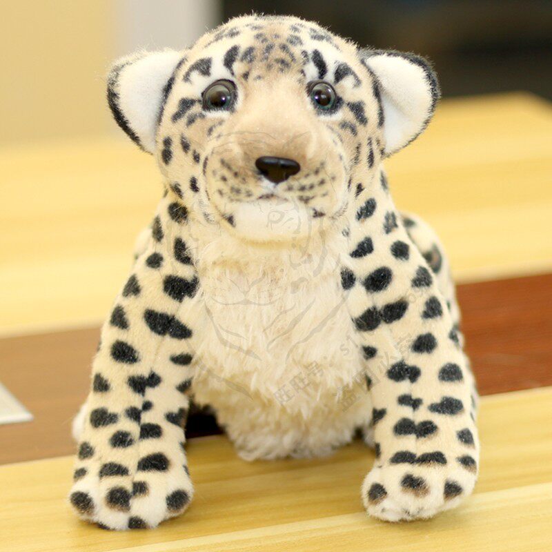 毛绒玩具蹲姿金钱猎豹小号摆件六一儿童毛绒布艺类玩具