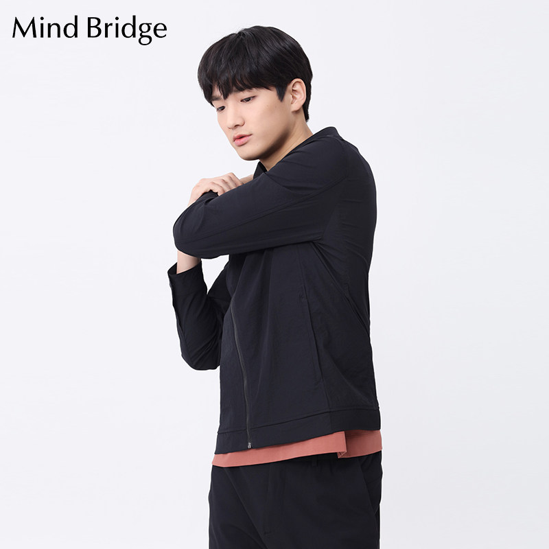 mindbridge百家好男装外套夹克衫夏季新款宽松长袖夹克