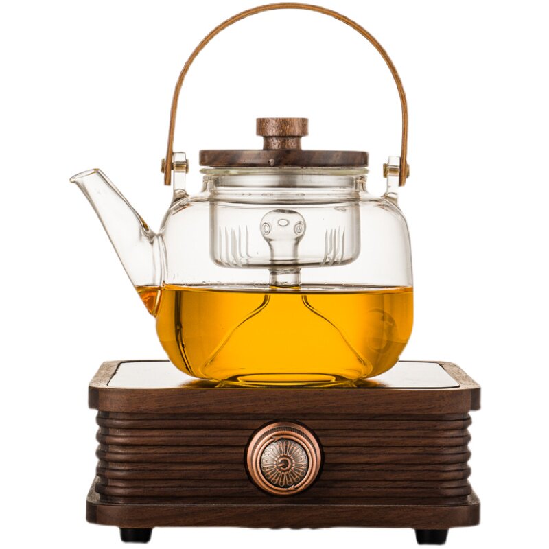 茶壶蒸汽玻璃提梁养生壶煮茶家用烧水壶高档电陶茶壶