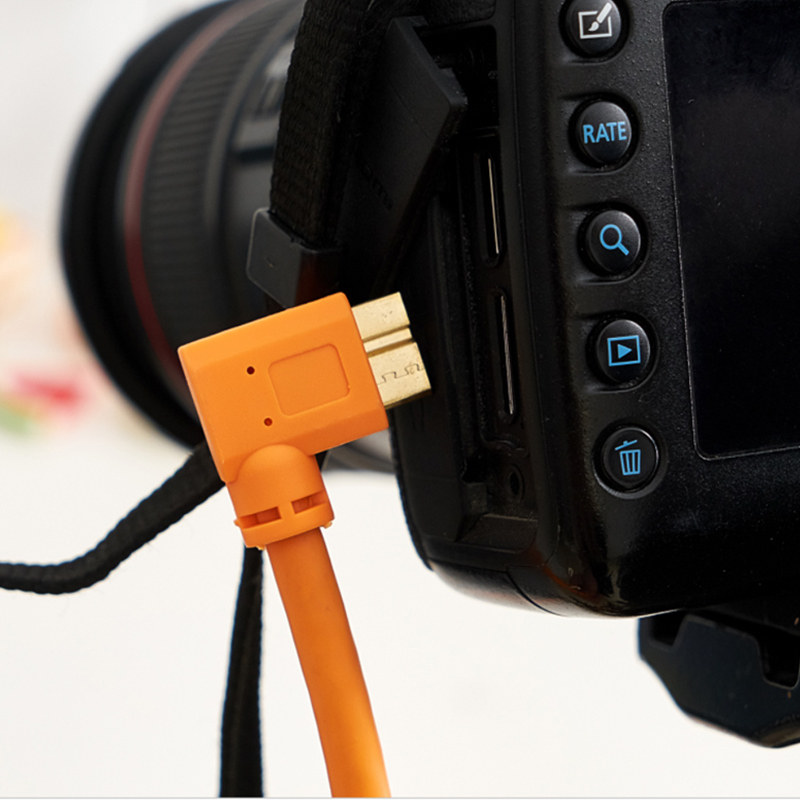 佳能5d4尼康相机5dsr联机拍摄d810链接电脑数据连接线