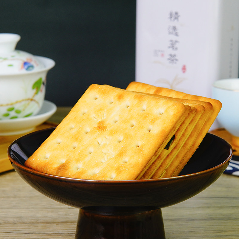 上海风味泰康金鸡苏打饼干原味葱味怀旧休闲苏打饼干