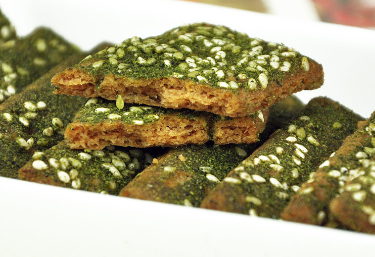 上海特产传统糕点老香千层酥苔条500g苔味饼干传统糕点