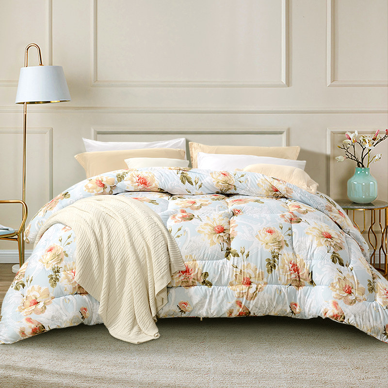 【化纤被】富安娜家纺空调被子薄被芯夏被单人学生宿舍可水洗机