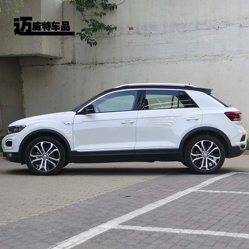 探歌改装悬浮车顶全景天窗边框尾翼双色车身汽车装饰贴