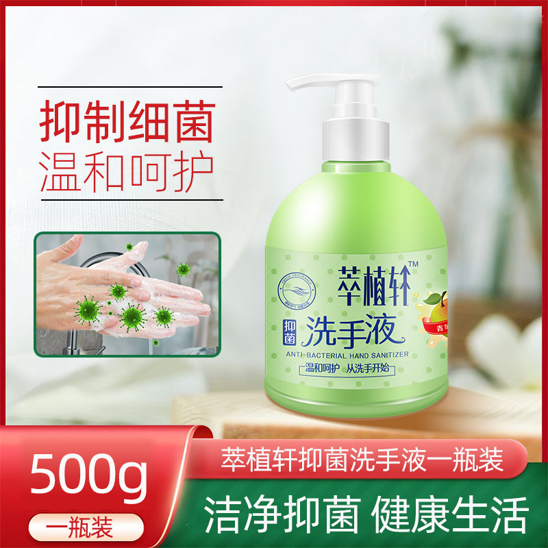500g瓶装抑菌洗手bottleantibacterialhandsanitizer洗手液
