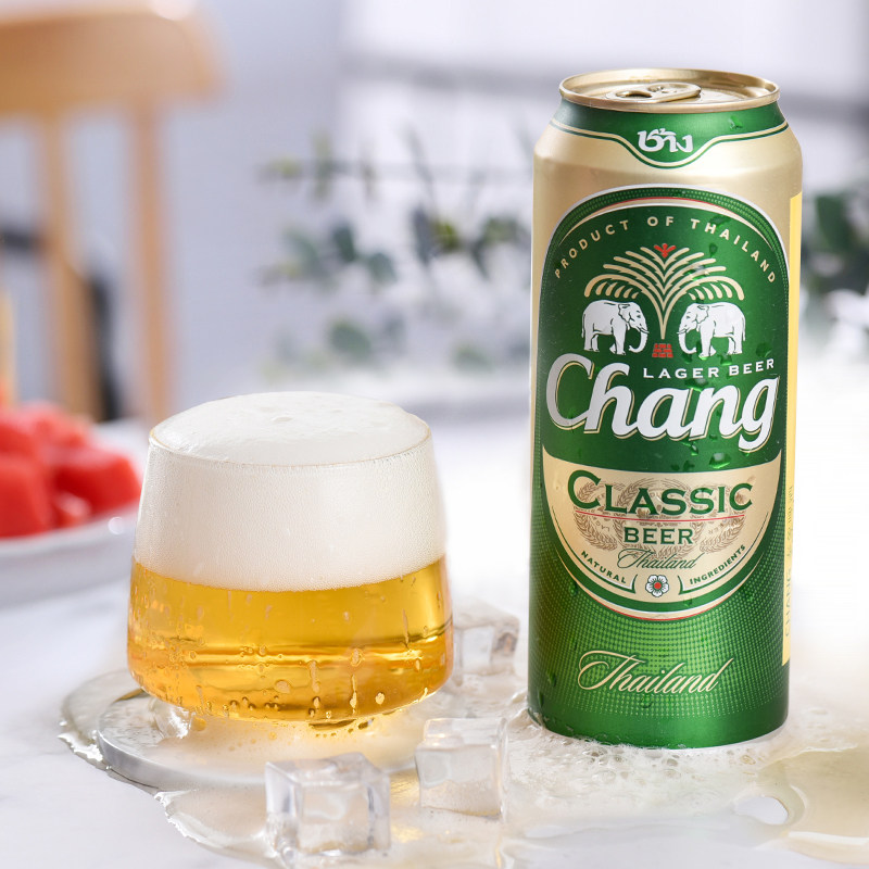 象牌泰国进口泰象changbeer啤酒大麦麦芽拉格啤酒