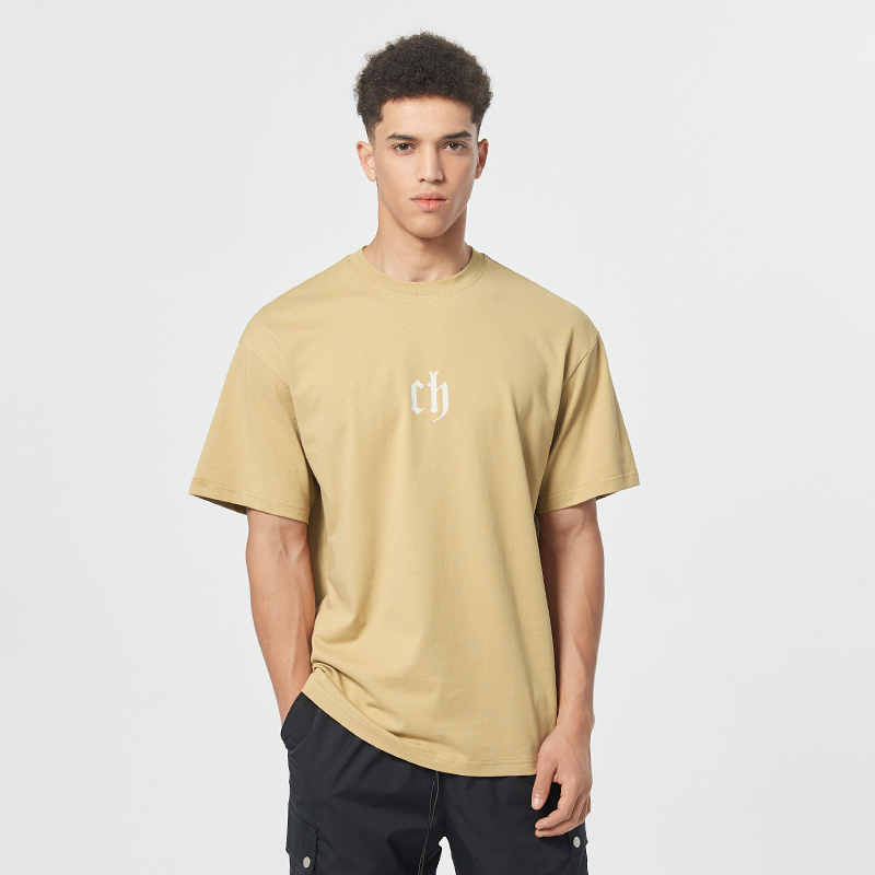 CHINISM CH经典款简约短袖t恤男美式潮牌ins宽松休闲夏季百搭半袖