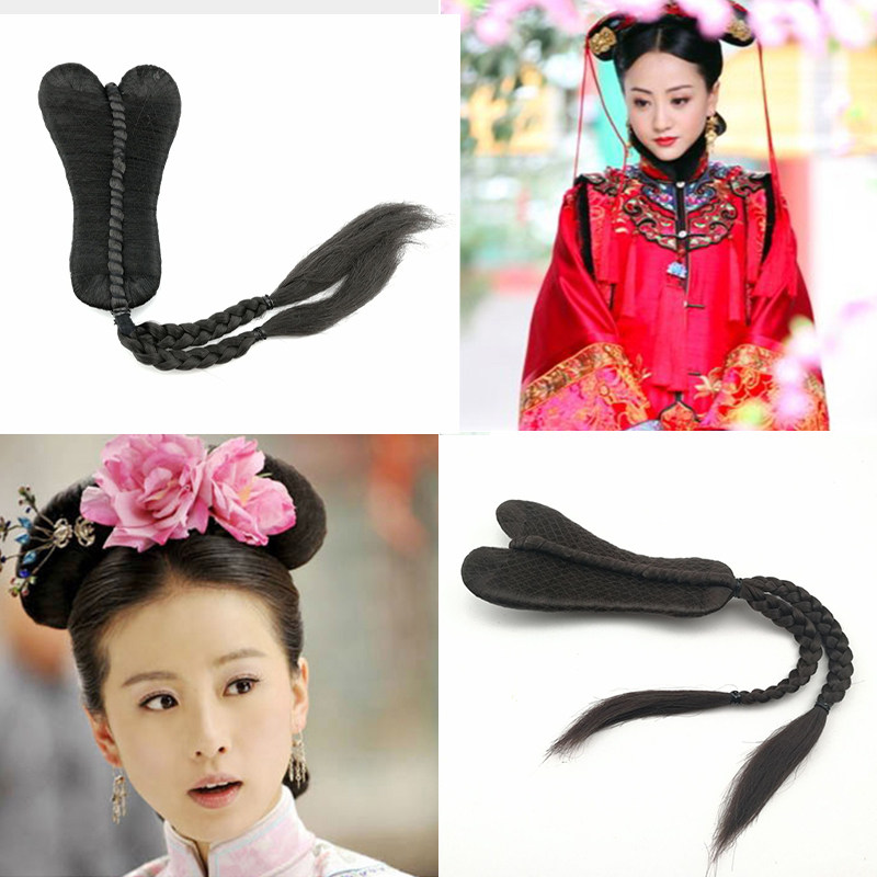 格格旗头清朝影楼摄影配饰皇后头饰宫廷福晋其它假发