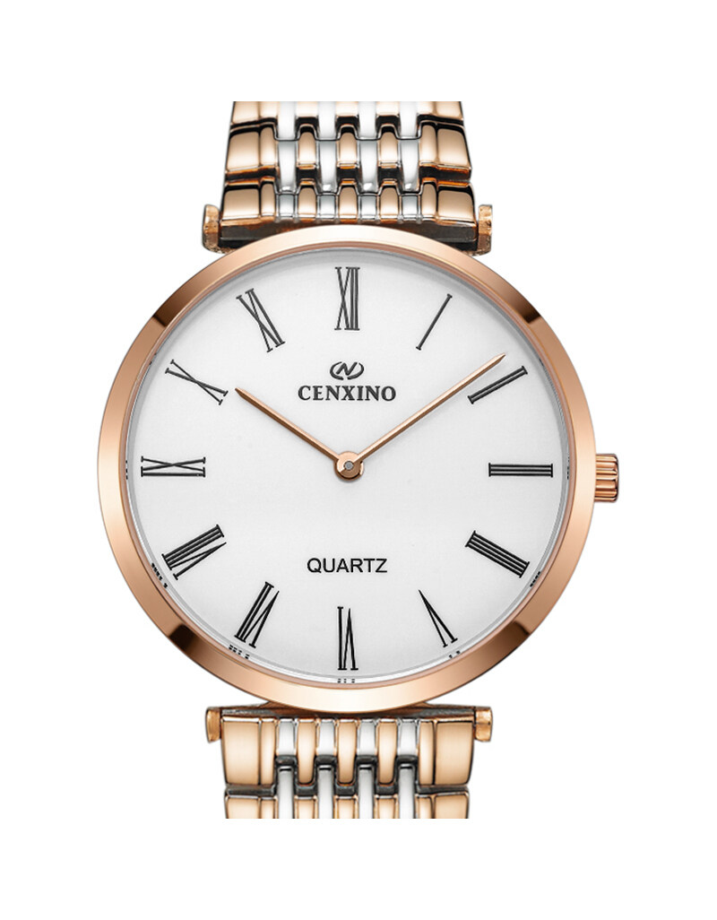 卡斯诺cenxino石英防水时尚精美情侣手表6041白面国产腕表