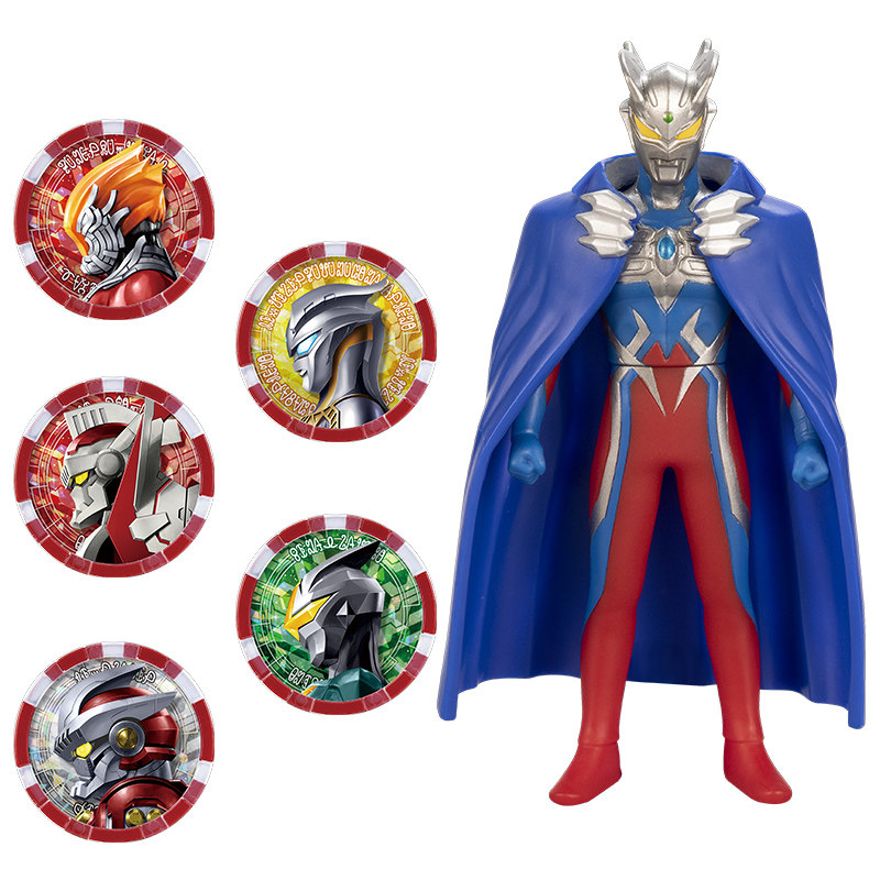 奥特曼万代终极赛罗警备勋章纪念套装中文版儿童玩具奥特曼玩具专区